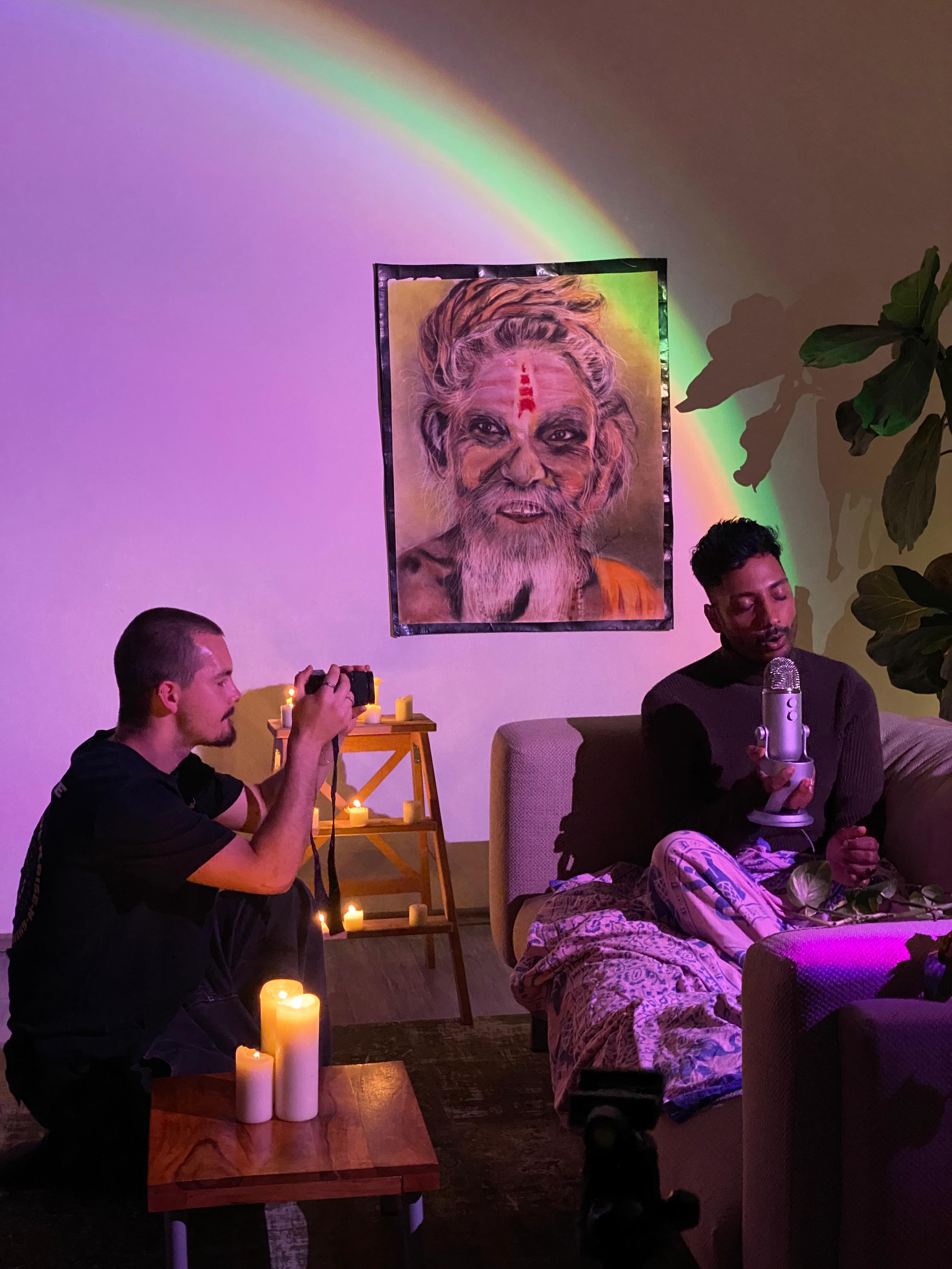 Yannick Solandt Filming Live Session